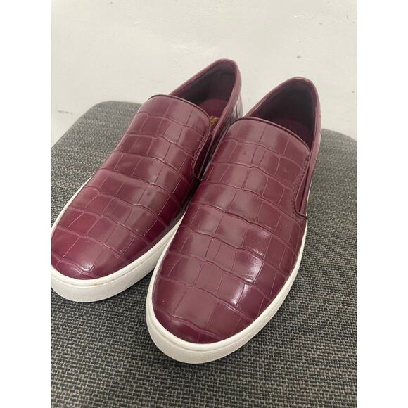 Michael Kors Keaton Crocodile Embossed Slip-On Sneaker - 9 - Picture 2 of 6